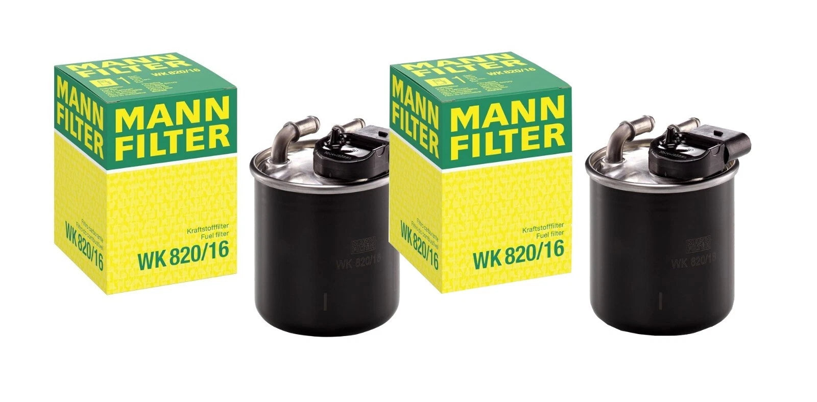 Set of 2 Fuel Filters for Mercedes Freightliner Sprinter 2500 3500 (2007–2018)