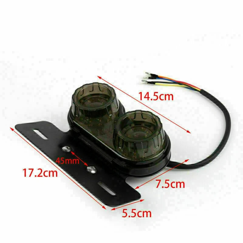 LED Rear Tail Light for Motorcycle (12V)