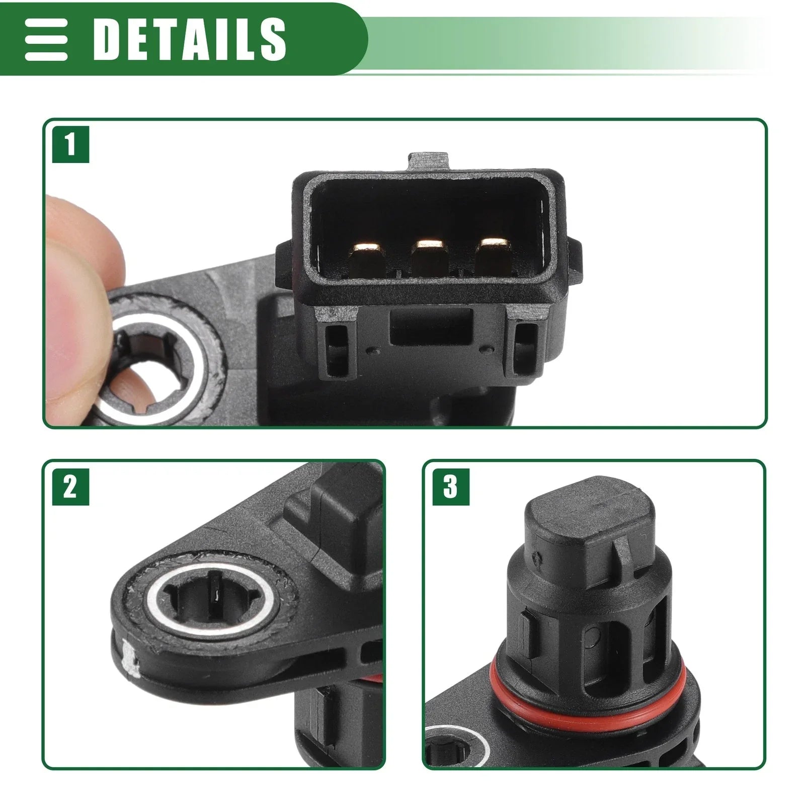Camshaft Position Sensor for Kia Spectra 2004-2009 (2 x No. 39180-23910, 39180-23500)