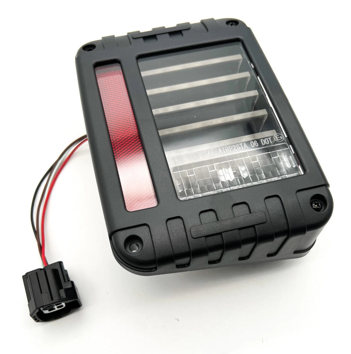 LED Tail Lights Replacement Transparent Lens for Jeep Wrangler JK (2007–2018)