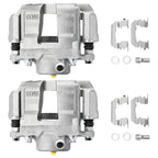Pair Front Brake Calipers w/ Brackets for Hyundai Sonata Kia Optima (2011–2015)