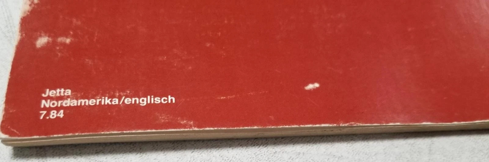 Owners Manual for Volkswagen VW Jetta (1985) OEM