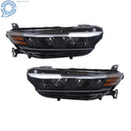2X Full LED Headlight for Honda Accord (2023–2024) Black w/DRL Pair
