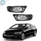 Fog Lights for Honda Civic Sedan (2009–2011) Clear Lens
