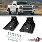 Rear Leaf Spring Hanger Shackle Bracket Kit for Chevy Silverado Sierra (1999–2014)