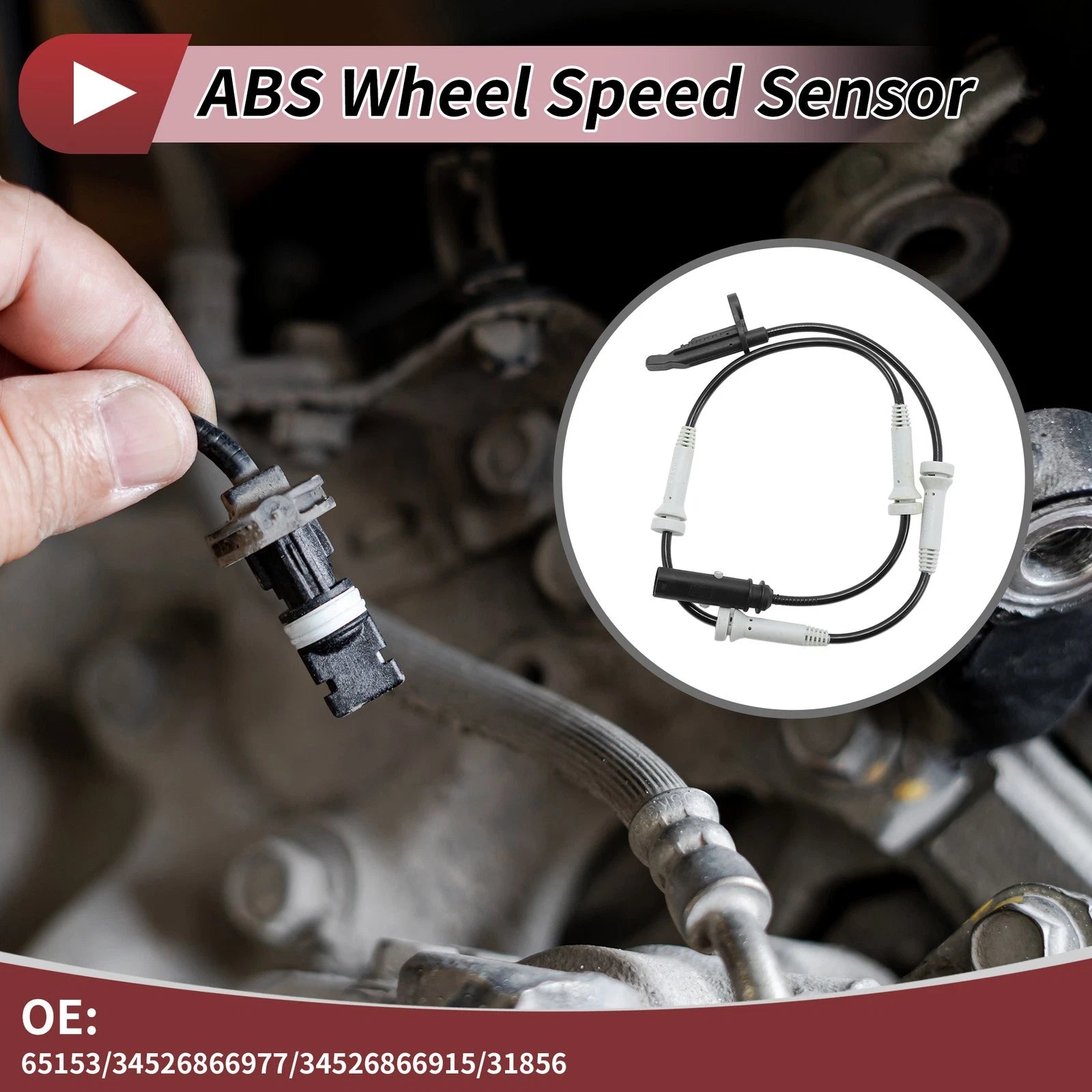 ABS Wheel Speed Sensor No. 65153/34526866977 for BMW 640i (2018–2019)