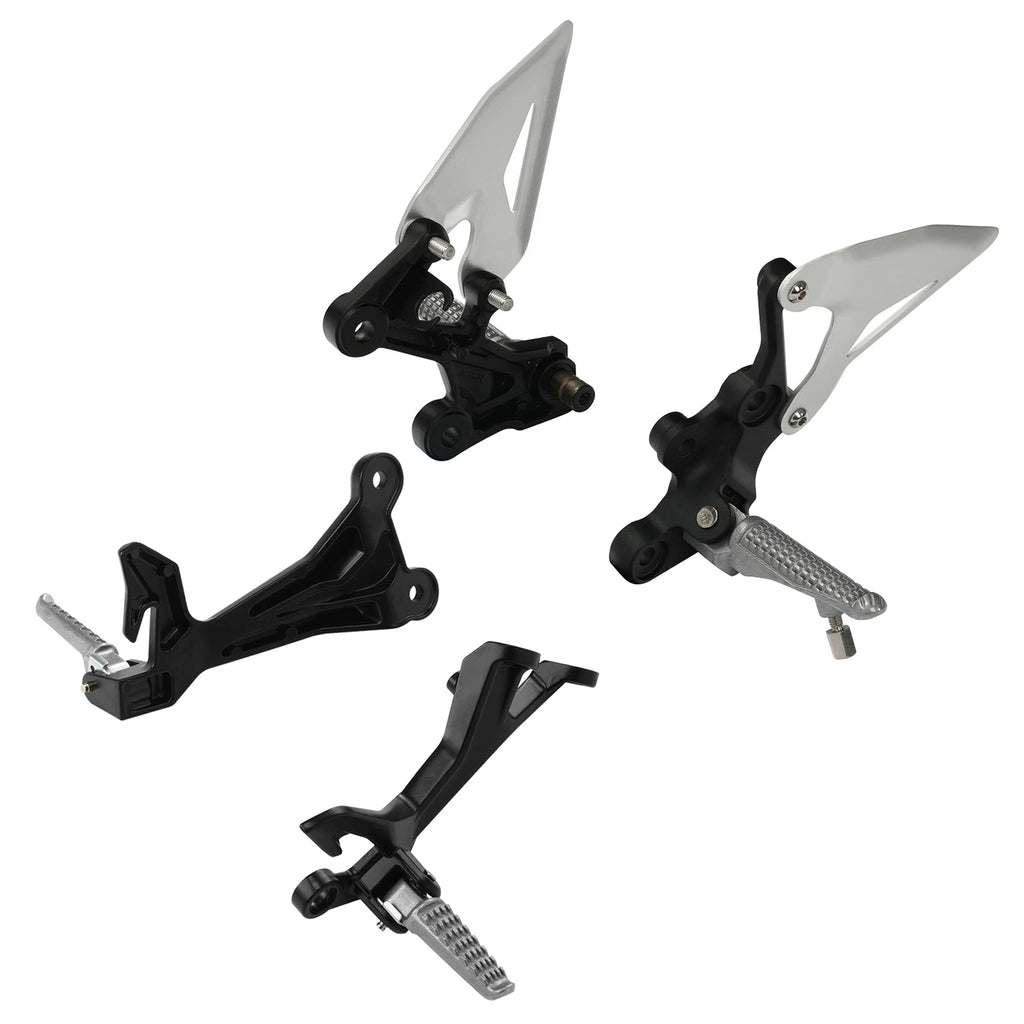 Foot Pegs Footrest Bracket for Kawasaki Ninja 400 (2018–2024), 500 (2024)