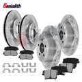 Set of 4 Disc Rotors and Brake Pads for Dodge Charger/Challenger/Magnum (2006–2010)