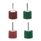 Set of 4 Nonwoven Grinding Head Polishing Wheels for Metal, Wood, Plastic