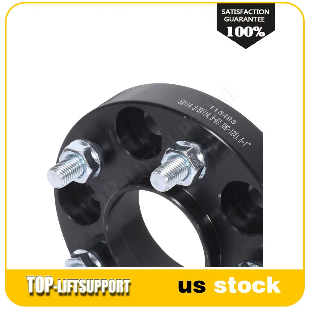 Set of 4 Hubcentric Wheel Spacers for Hyundai Genesis, Kia, Mazda