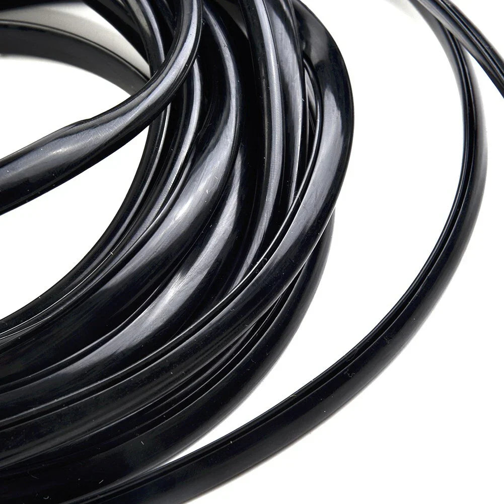 Black U-Shape Car Door Moulding Rubber Strip Trim Guard Edge Protector Cover