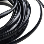 Black U-Shape Car Door Moulding Rubber Strip Trim Guard Edge Protector Cover