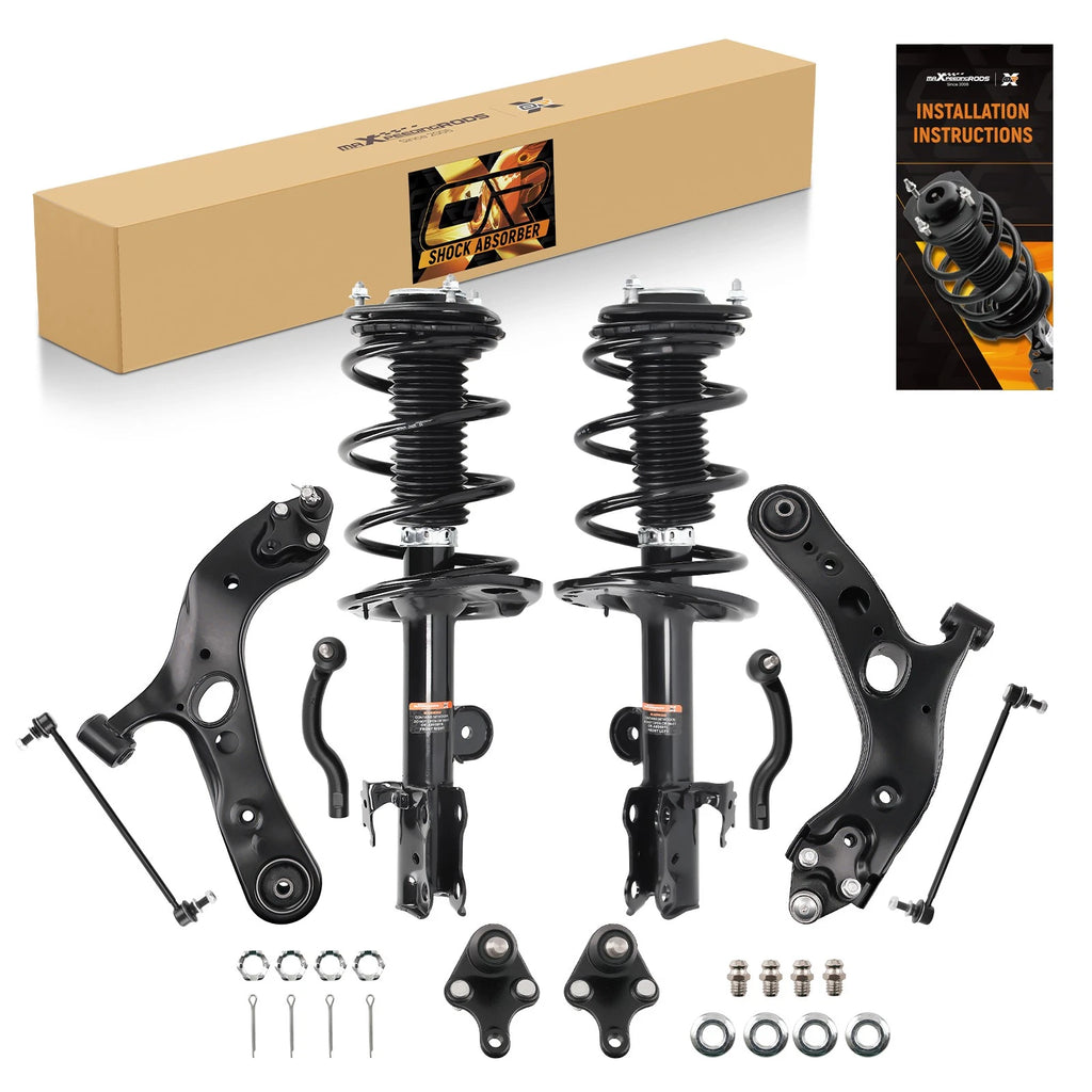 8X Complete Front Struts & Control Arm Suspension Kit for Toyota RAV4 (2013–2018)