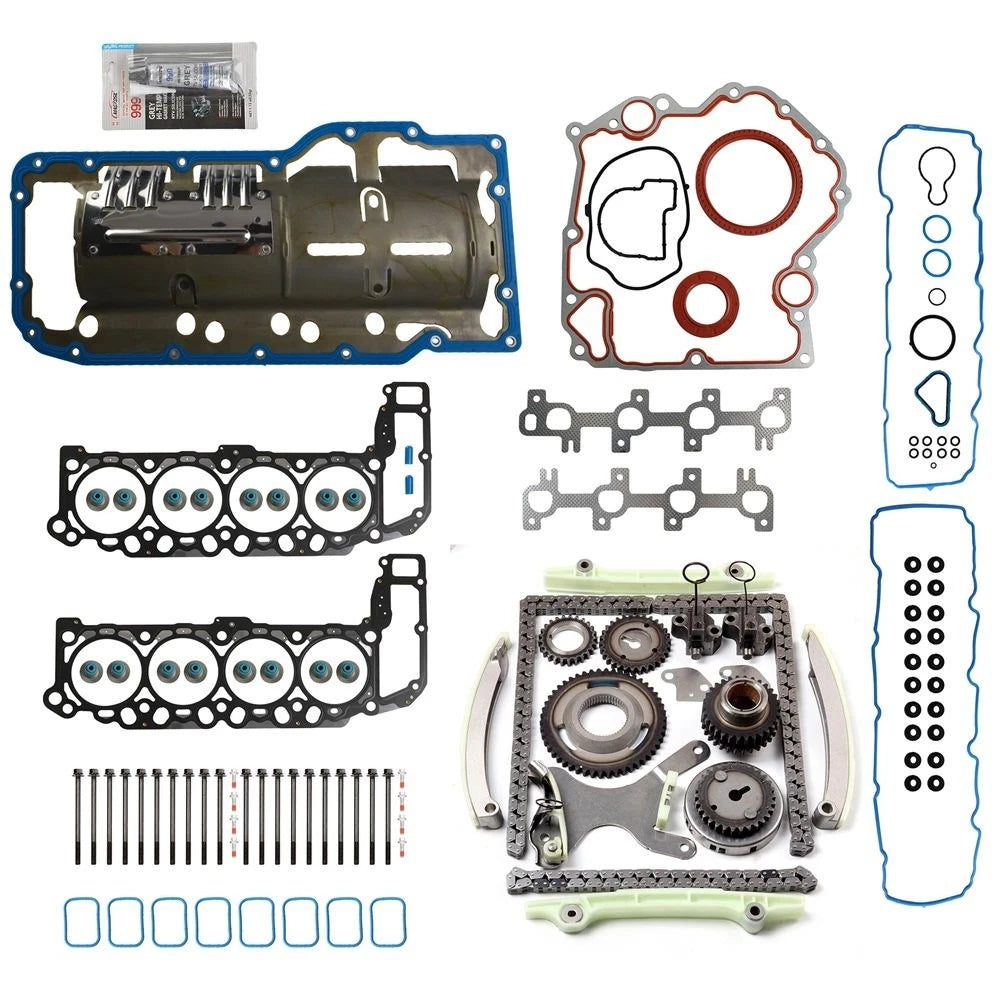 Timing Chain Kit & Head Gasket Bolts for Mitsubishi Dodge Durango (2004–2007)