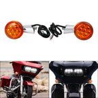 LED Turn Signals Light Bracket 4W for Harley Touring Road Glide (2015-2024)