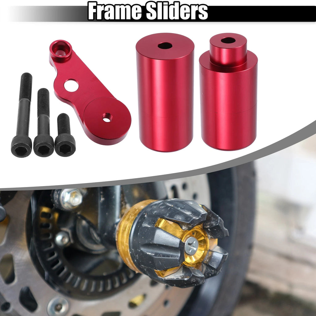 Set of 2 Frame Sliders Fairing Guard Crash Protector for Suzuki GSX-R 600 (2006–2023)
