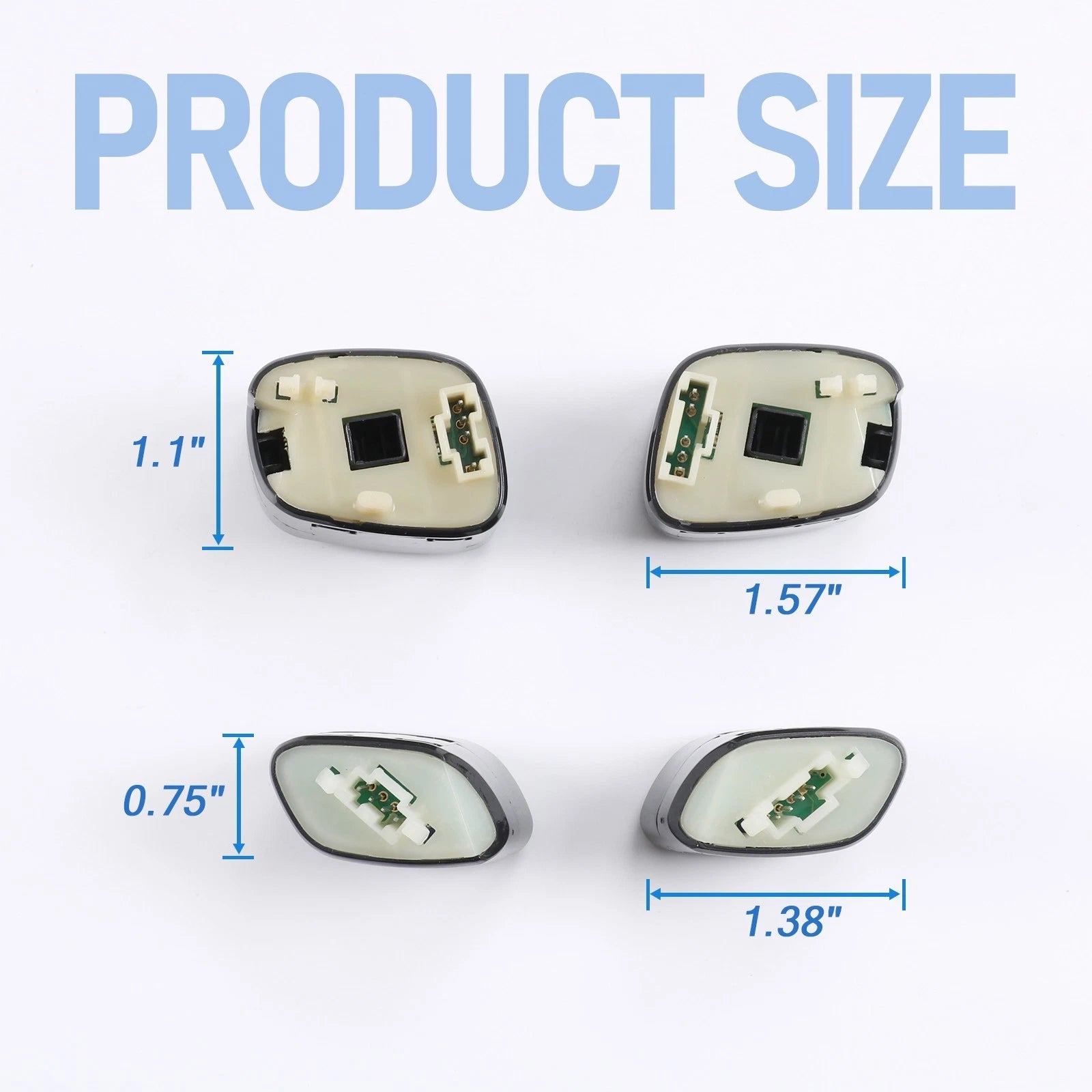 Set of 4 Steering Wheel Radio Volume Control Switches for GM Trucks