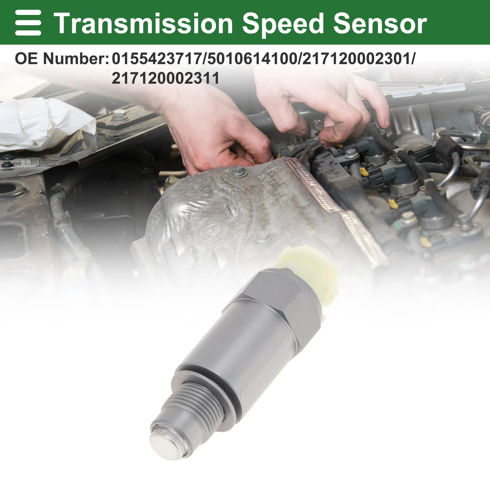 1 Pc Transmission Speed Sensor No.0155423717 for Mercedes-Benz Axor (1999–2016)