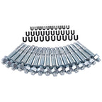 Set of 16 Wedge Anchor Bolts & 30 Shim Kit for Lift Installation