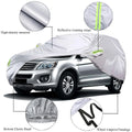 All Season Car Cover for SUV (Silver, Reflective Strip, UV, Dust Proof)