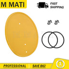 Front Number Plate Yellow with Mounting Clips for Honda Z50 Z50R (1979–1987)