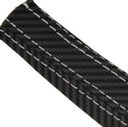 E Brake Boot Cover for Nissan 350Z (2003–2008) Carbon Fiber White Stitch