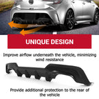 Rear Bumper Diffuser for Toyota Corolla Auris Hatchback (2019-2022)
