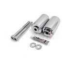 Chrome Spike Billet Aluminum Frame Sliders for Kawasaki ZX9R (2002–2003)