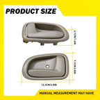 OE Beige Interior Door Handle for Toyota Corolla (1993–1997) 4-20X