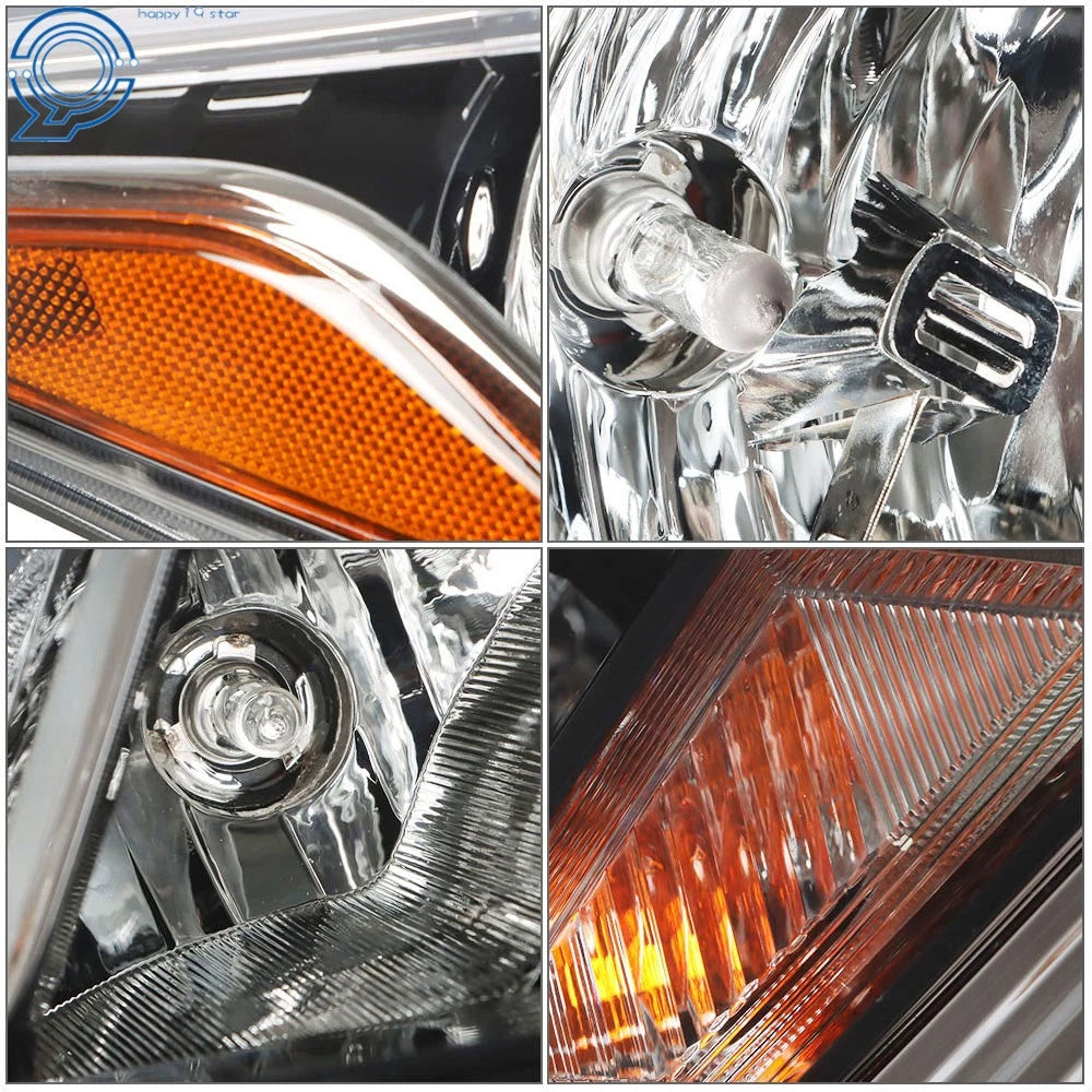 Chrome Headlight Assembly for Nissan Versa S SV (2020–2021)