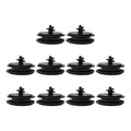 2 x Car Floor Mat Anti-Slip Clip Auto Carpet Fixing Grips Clamps Holders Black
