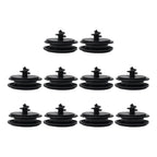 2 x Car Floor Mat Anti-Slip Clip Auto Carpet Fixing Grips Clamps Holders Black