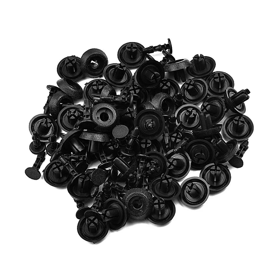 50pcs Plastic Car Rivet Clips Push Pins Fastener for Toyota Camry Highlander