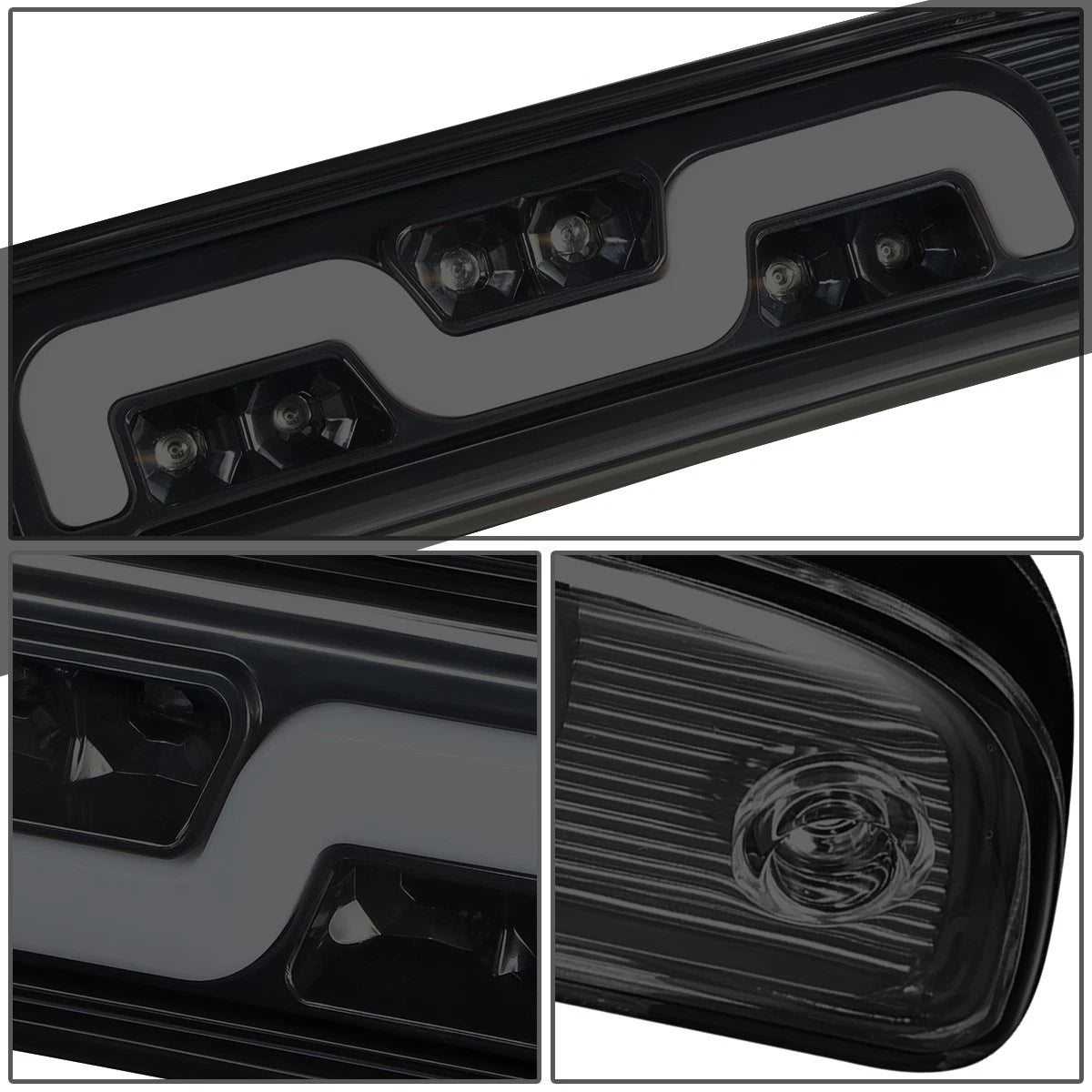 Smoked Lens Sequential LED Third Brake Light for Toyota Tacoma (1995–2022)