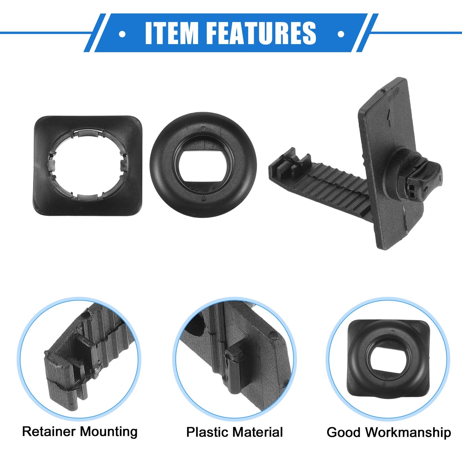 2 Kits Car Holder Retainer for Honda Acura (No. 83650TL2A01ZA/83651TL2A01ZA)