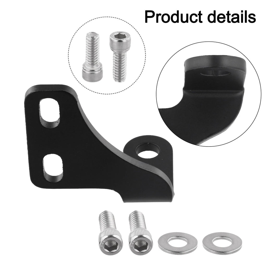 Throttle Cable Bracket for Holley HiRam (36 Inch, Black Anodized)