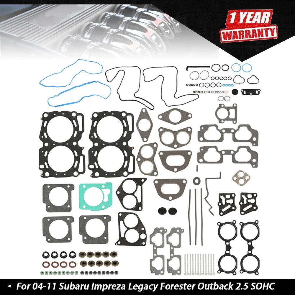 Head Gasket Bolts Set for Subaru Impreza Legacy Forester Outback (2004–2011)