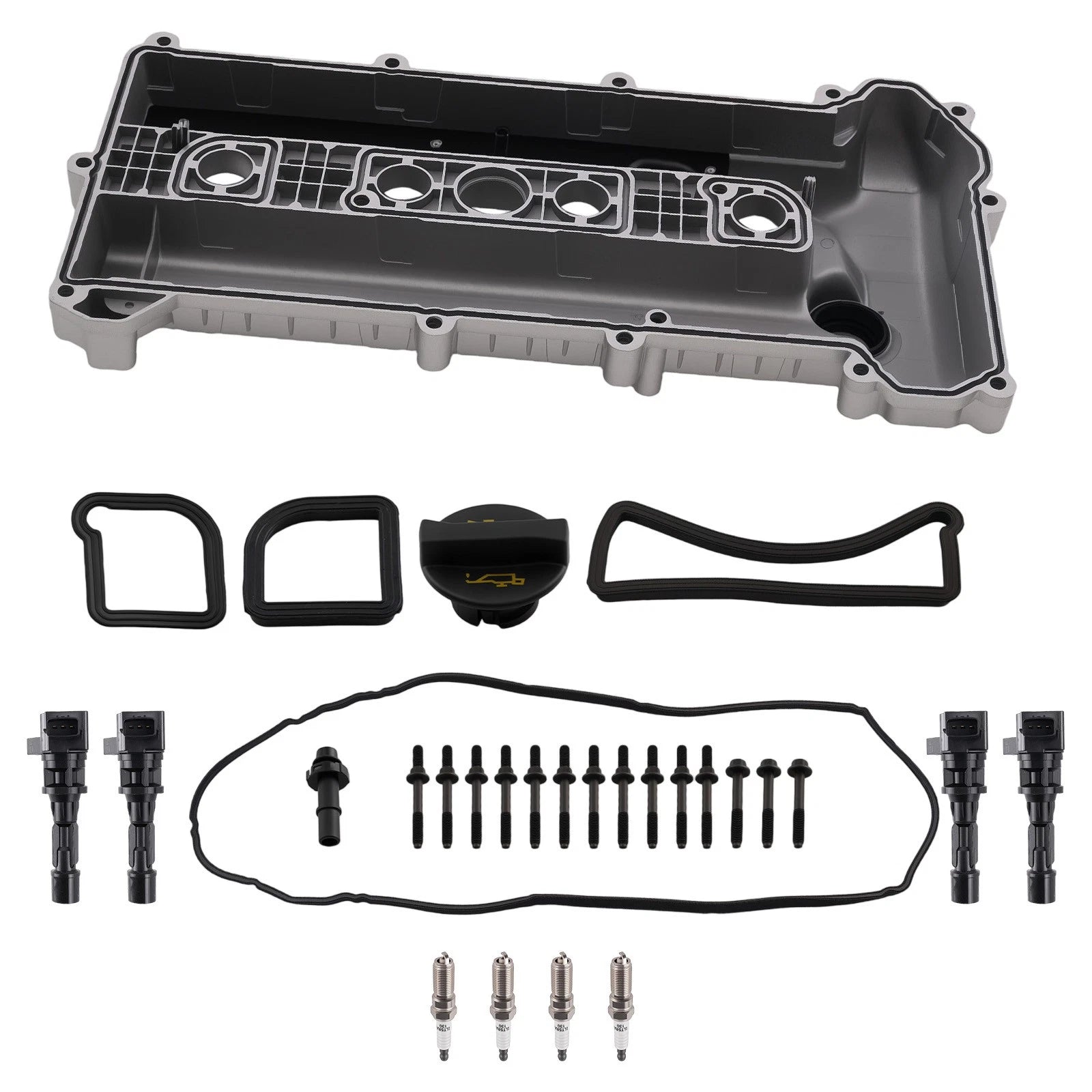 Valve Cover Gasket Ignition Coil Kit for Ford Fusion 2006–2009 6M8Z6582E