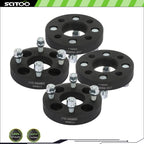 Set of 4 Wheel Spacers 4x100 1" 12x1.5 for Toyota Prius Chevrolet CB