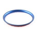 Interior Central Console Clock Frame Ring Trim for VW Passat B8 (2016–2019) Blue