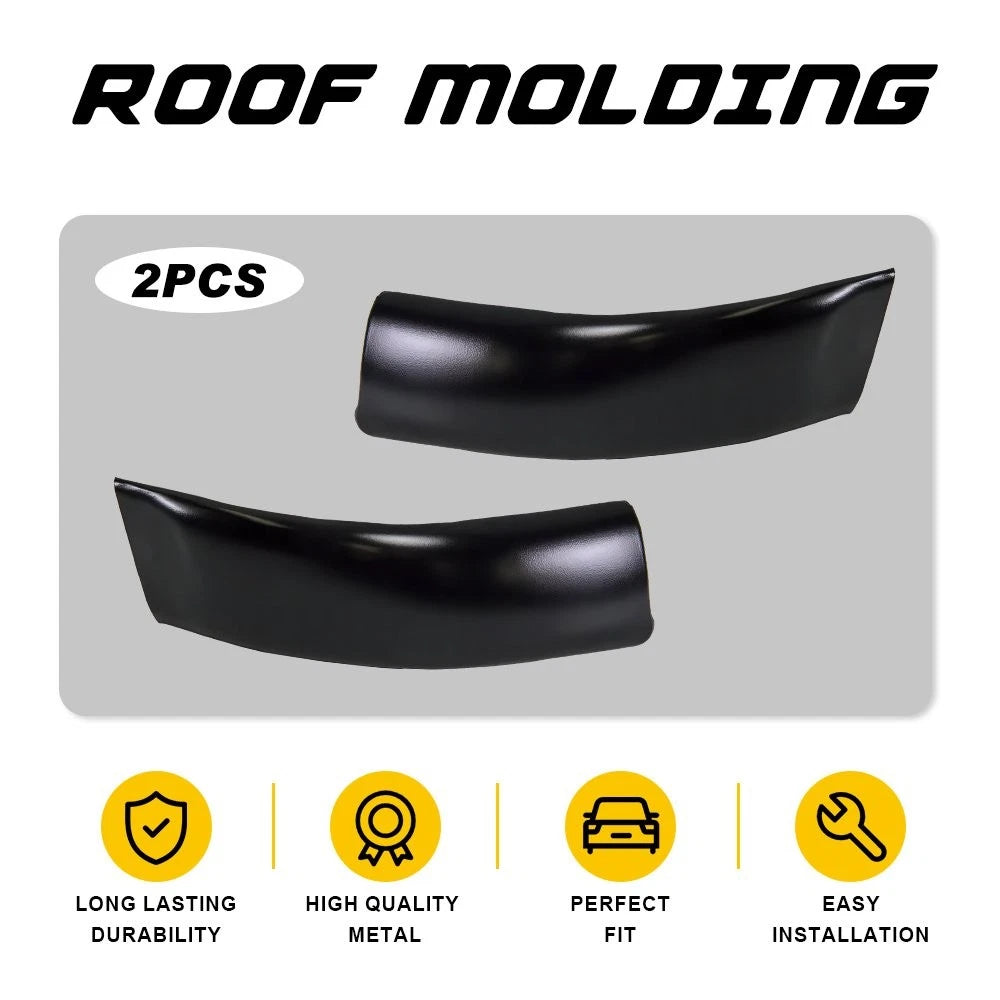 Roof Moldings for Ford Super Duty (1999–2007) Left Driver & Right Passenger