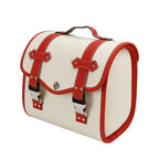 Quick Release Side Saddlebag Tool Bag for Motorbike (White)