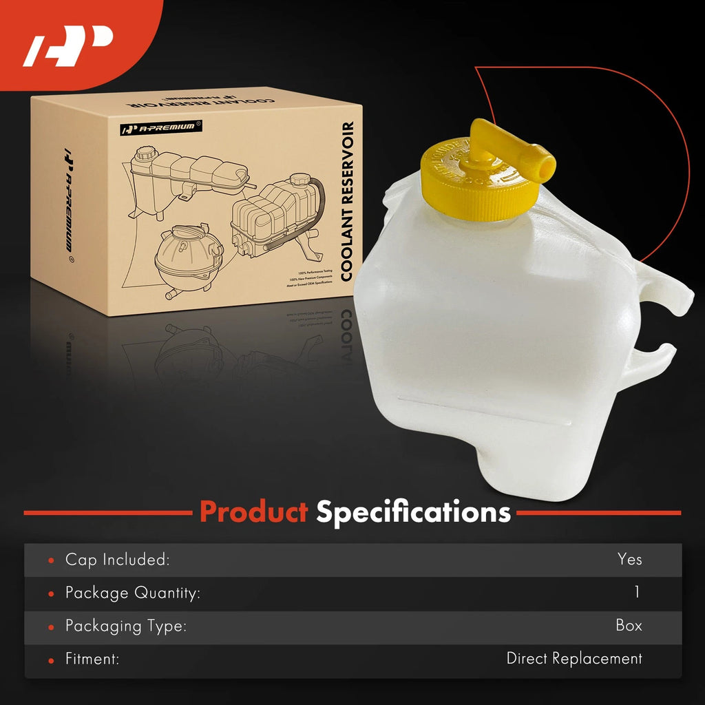 Radiator Coolant Reservoir with Cap for Honda Insight (2000-2006)