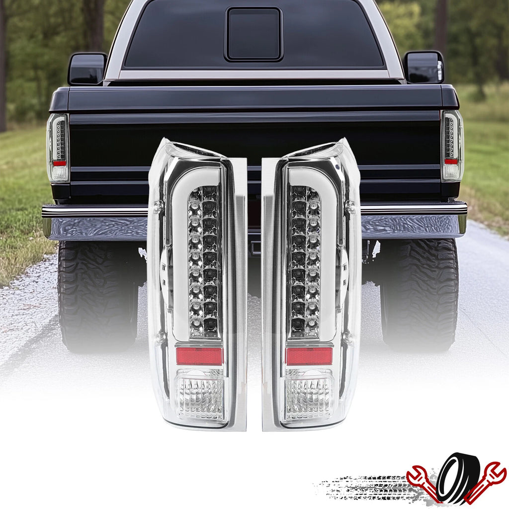 Set of 2 LED Tail Lights for Ford F150 F250 F350 Bronco (1990–1997)