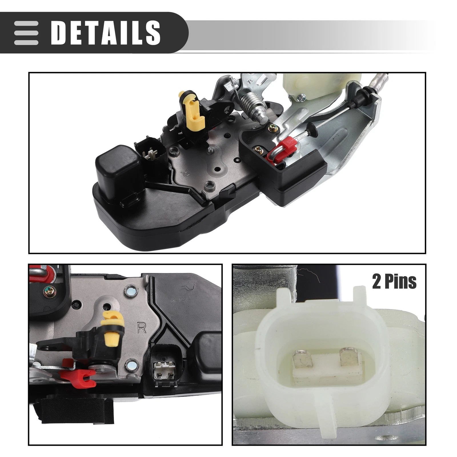 Front Right Door Latch Lock Actuator for Dodge Challenger (2011–2014)