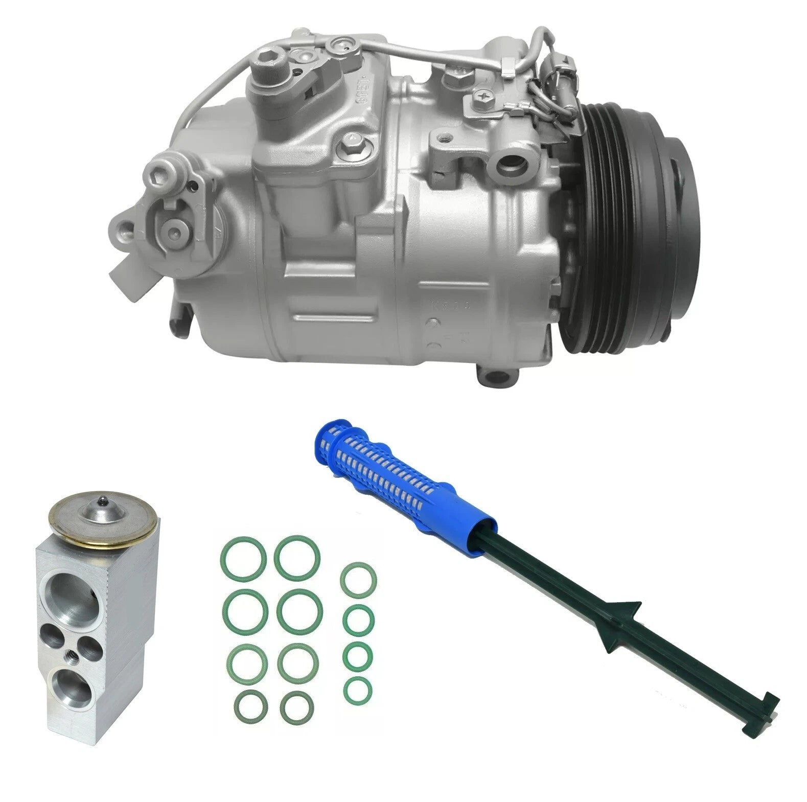 A C Compressor Kit OEM Replacement for BMW 550i GT 4.4L (2010–2010)
