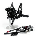 CNC Adjustable Rearset Foot Rest Pegs for MV Agusta F3 (2012–2016) Black