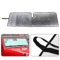 Sunshade 2/4-Door Windscreen Windshield UV Aluminum Foil for Jeep (2007-2018)