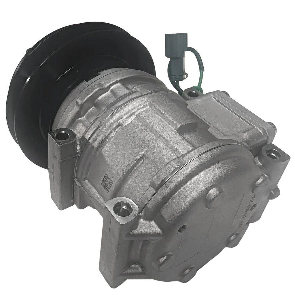 A/C Compressor with Single Groove & Clutch for John Deere Excavator