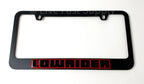 Matte Black License Plate Frame Premium Replacement for Chevrolet (2005–2015)